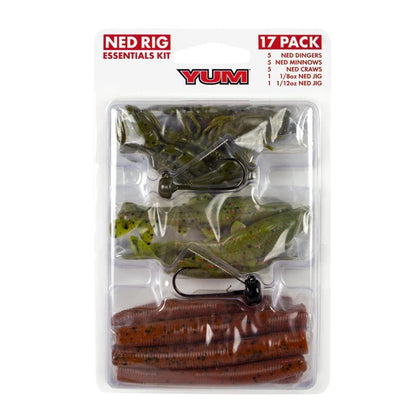 YUM Ned Rig Essentials 17-Piece Kit