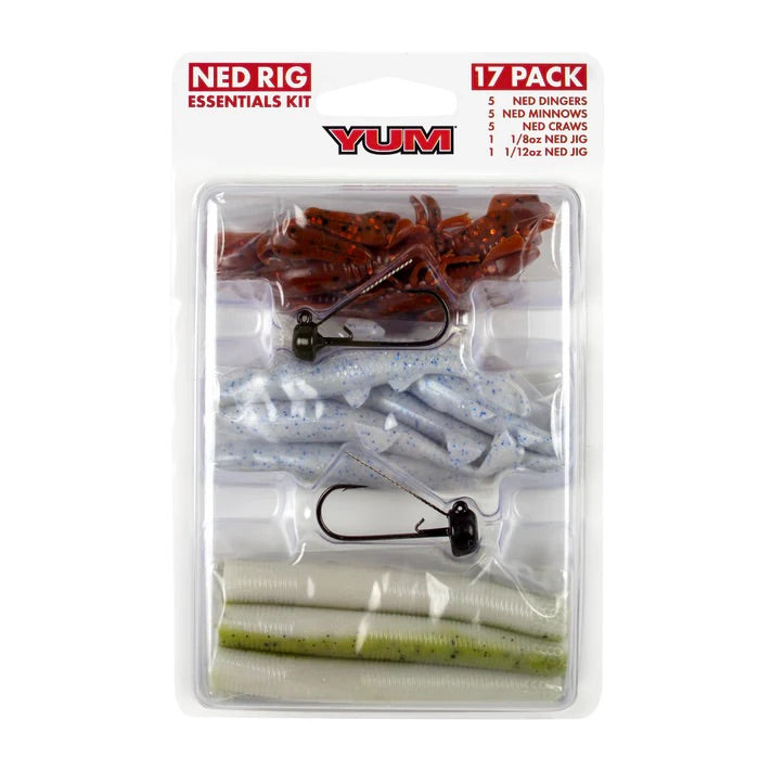 YUM Ned Rig Essentials 17-Piece Kit