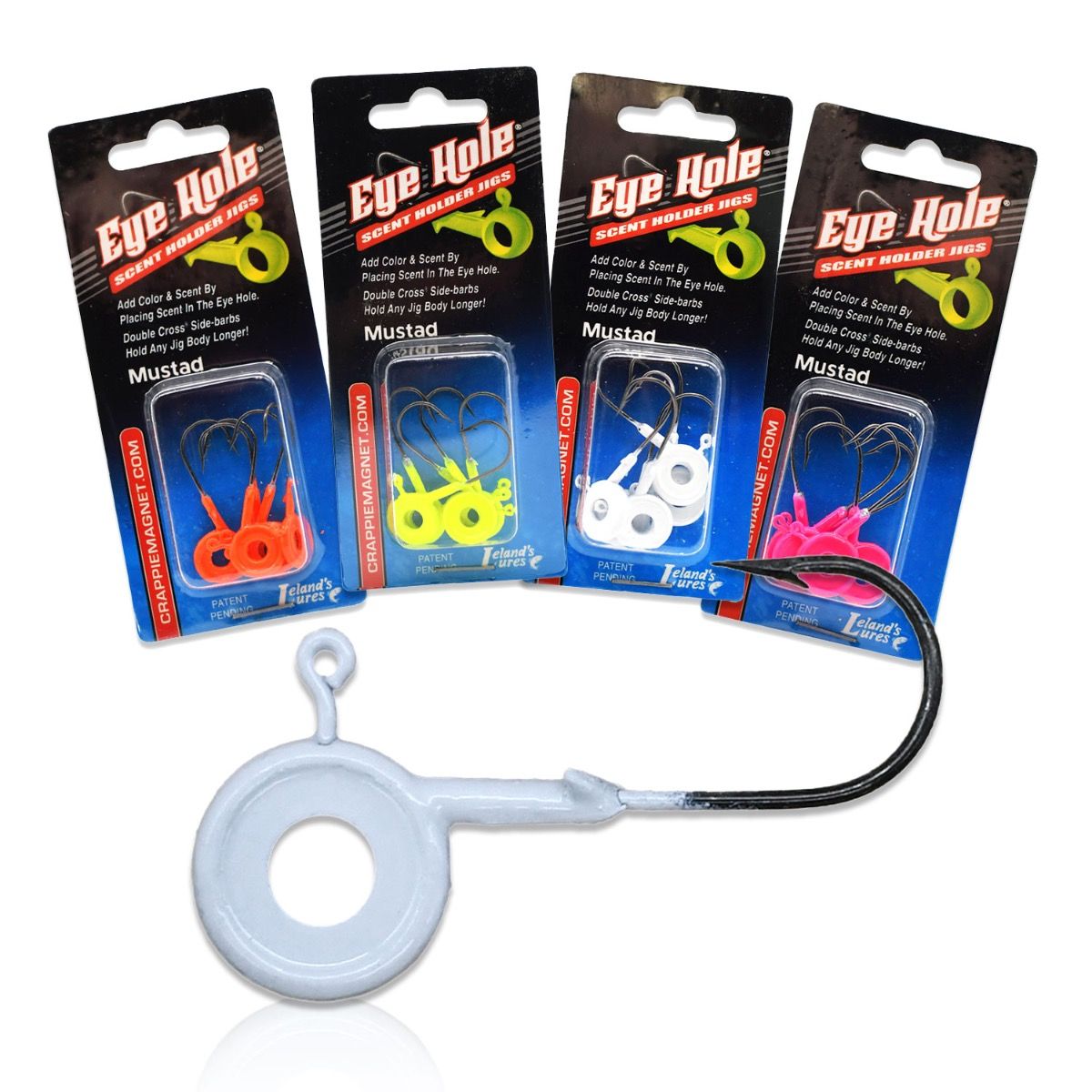 Leland's Lures Eye Hole Pill Head Jig Head 5PK